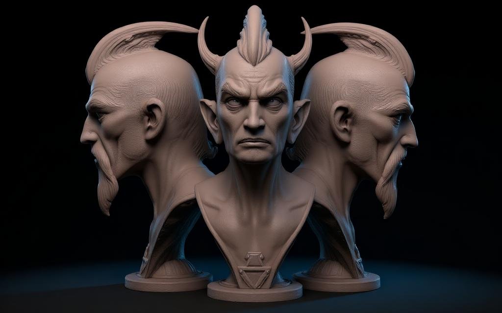 3D Character Sculpt — 3D concept work by Kamalix Technologies