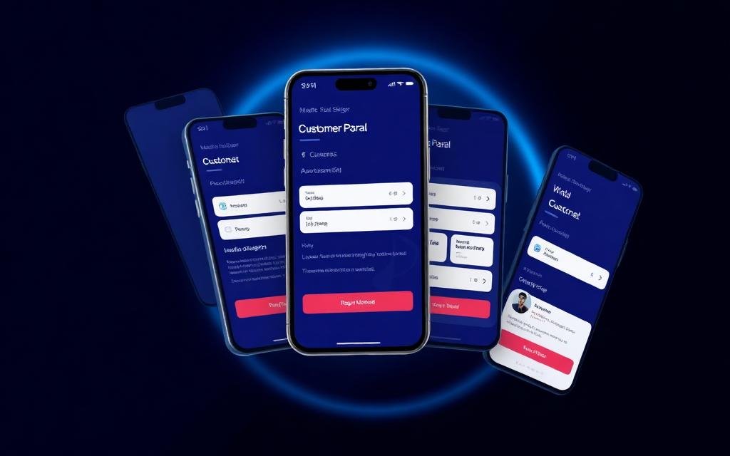 Customer Portal — Applications concept work by Kamalix Technologies