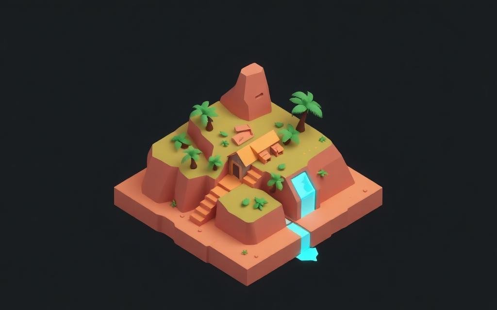 Stylised Game Level — Games concept work by Kamalix Technologies