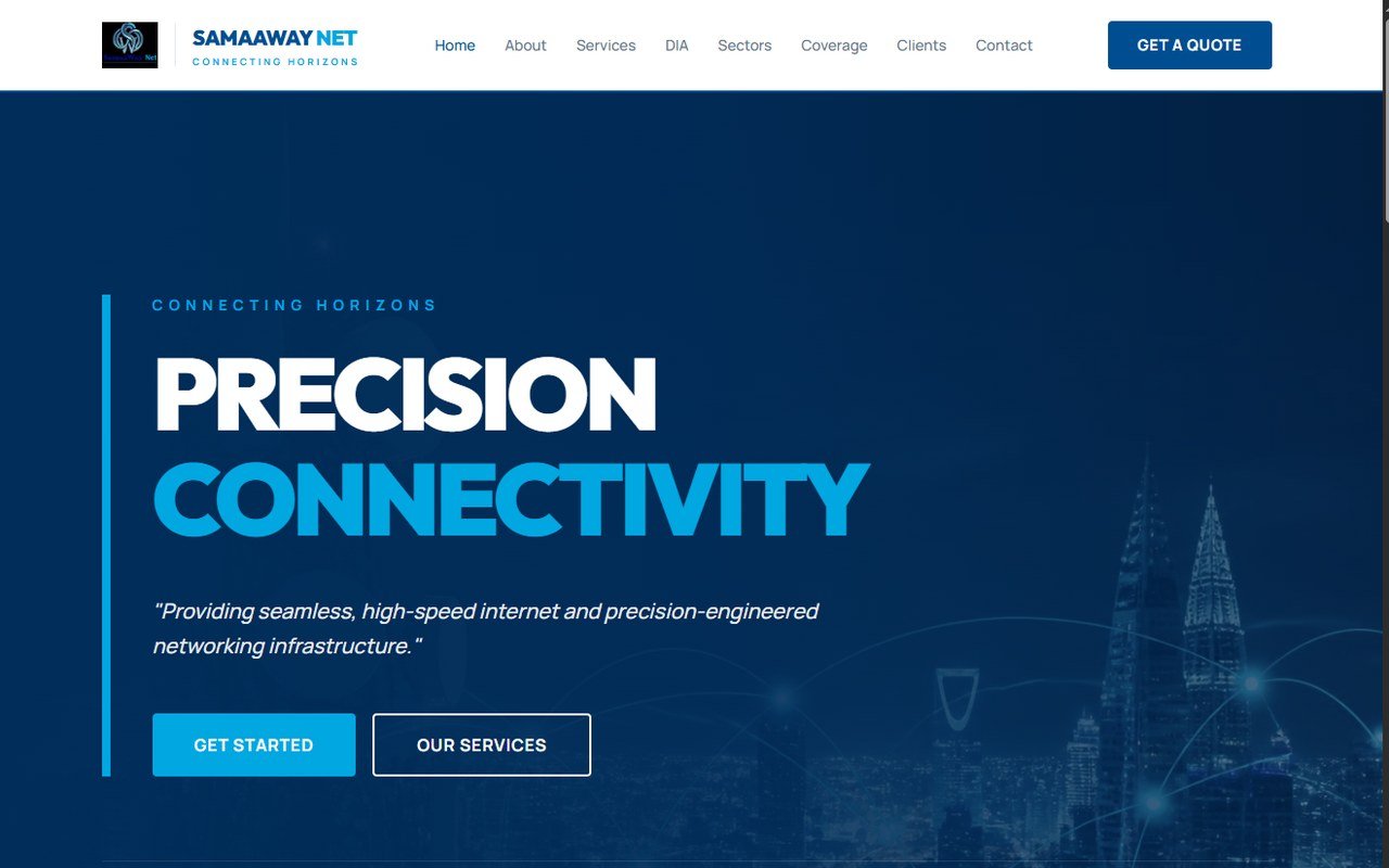 Samaaway Net — Web concept work by Kamalix Technologies